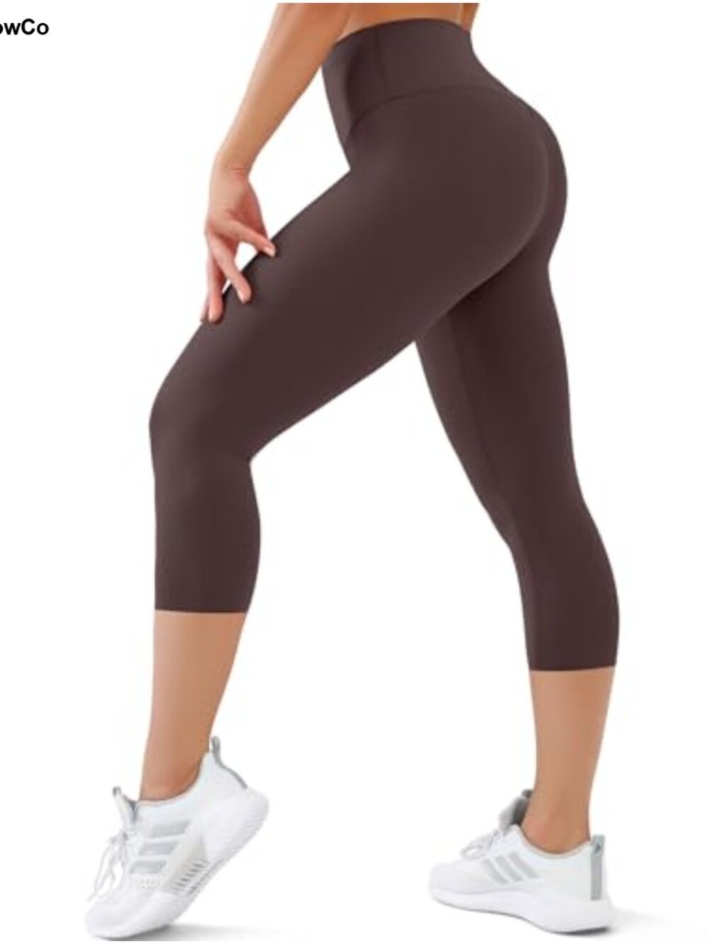 High Waisted Capri Leggings with Tummy Control for Women Yoga Running